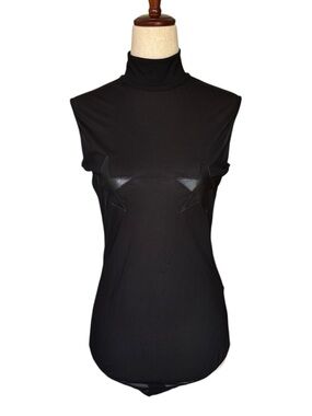 Givenchy Technical Tulle Selfie Star Sheer Bodysuit sz 40 NWT Maxfield